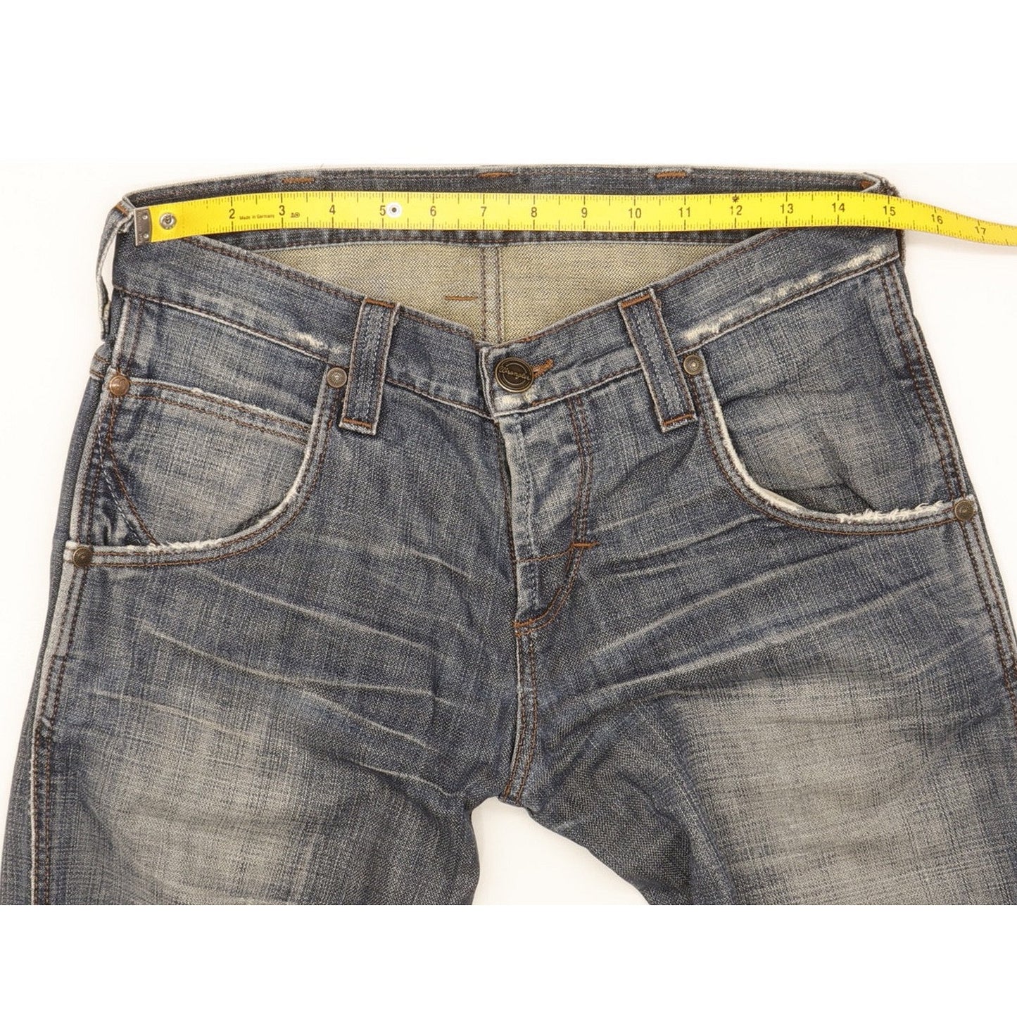 Wrangler Floyd Men Blue Straight Slim Jeans W30 L35