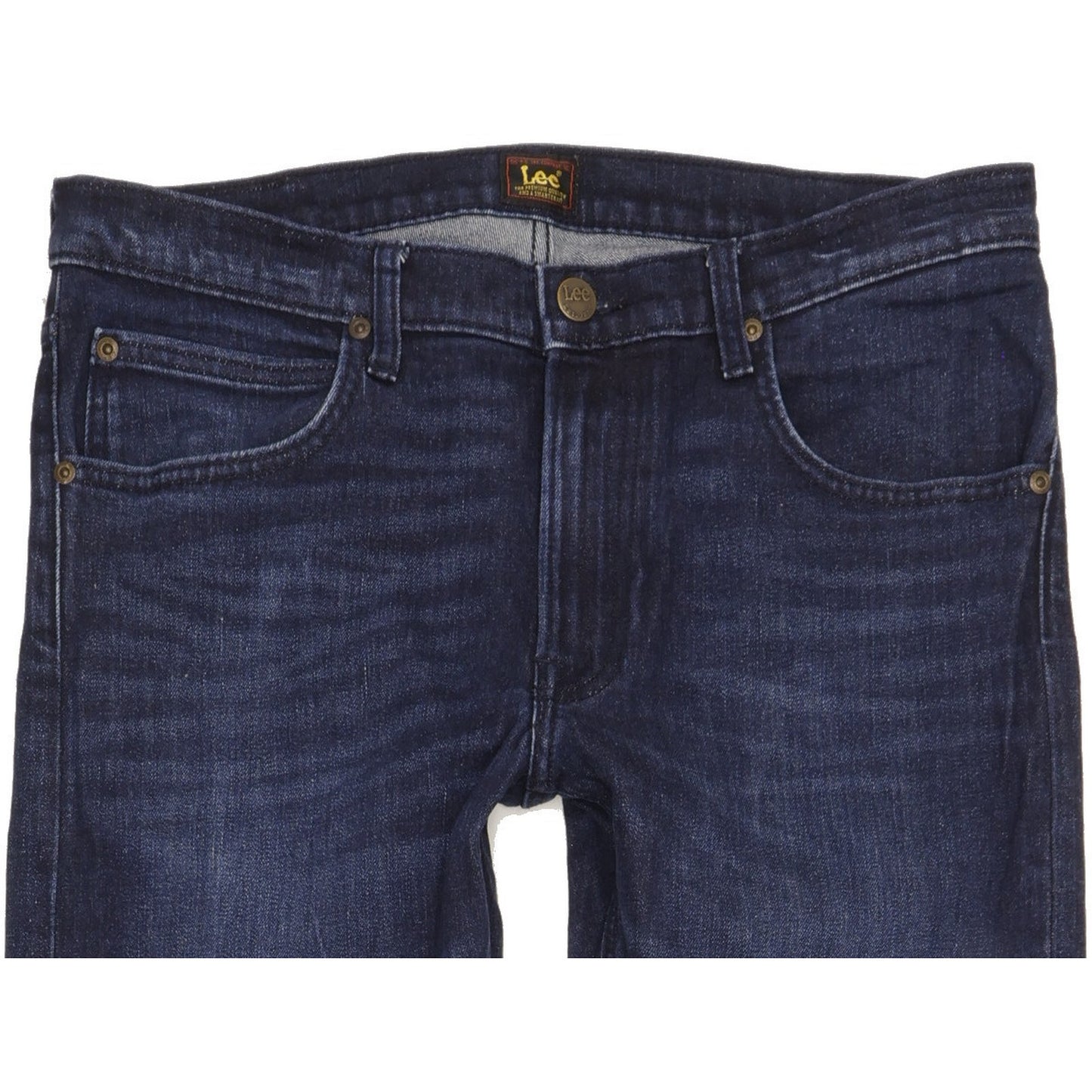 Lee Daren Men Blue Straight Slim Stretch Jeans W32 L32