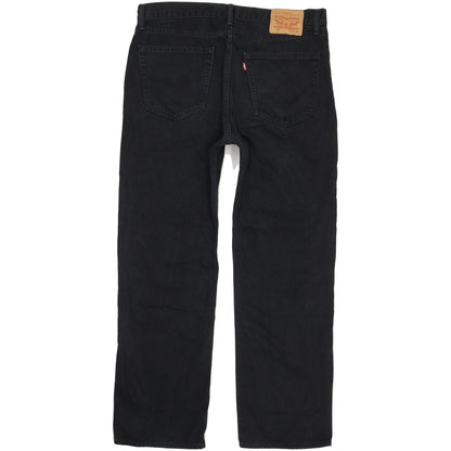 Levi's 751 Men Black Straight Regular Jeans W38 L31