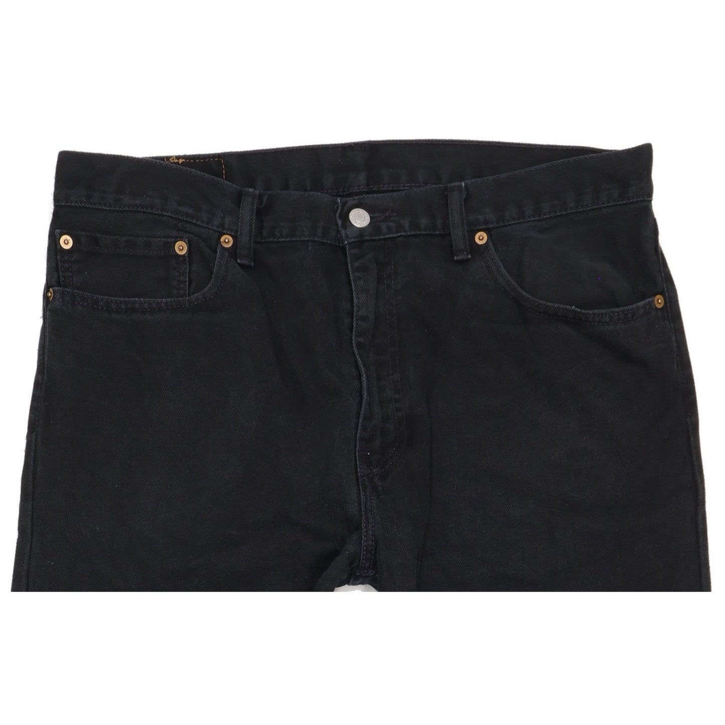 Levi's 751 Men Black Straight Regular Jeans W38 L31