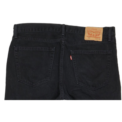 Levi's 751 Men Black Straight Regular Jeans W38 L31