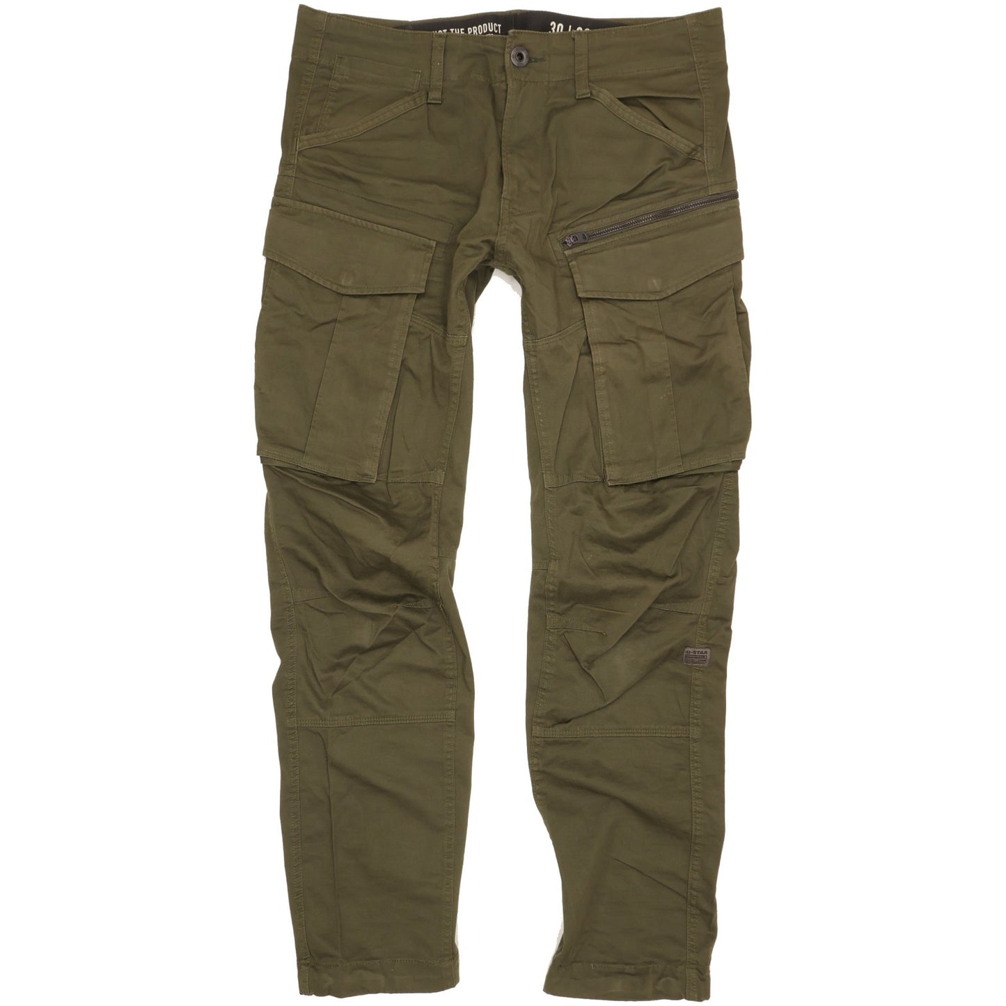 G-Star Rovic 3D Men Green Tapered Relaxed Stretch Jeans W30 L32