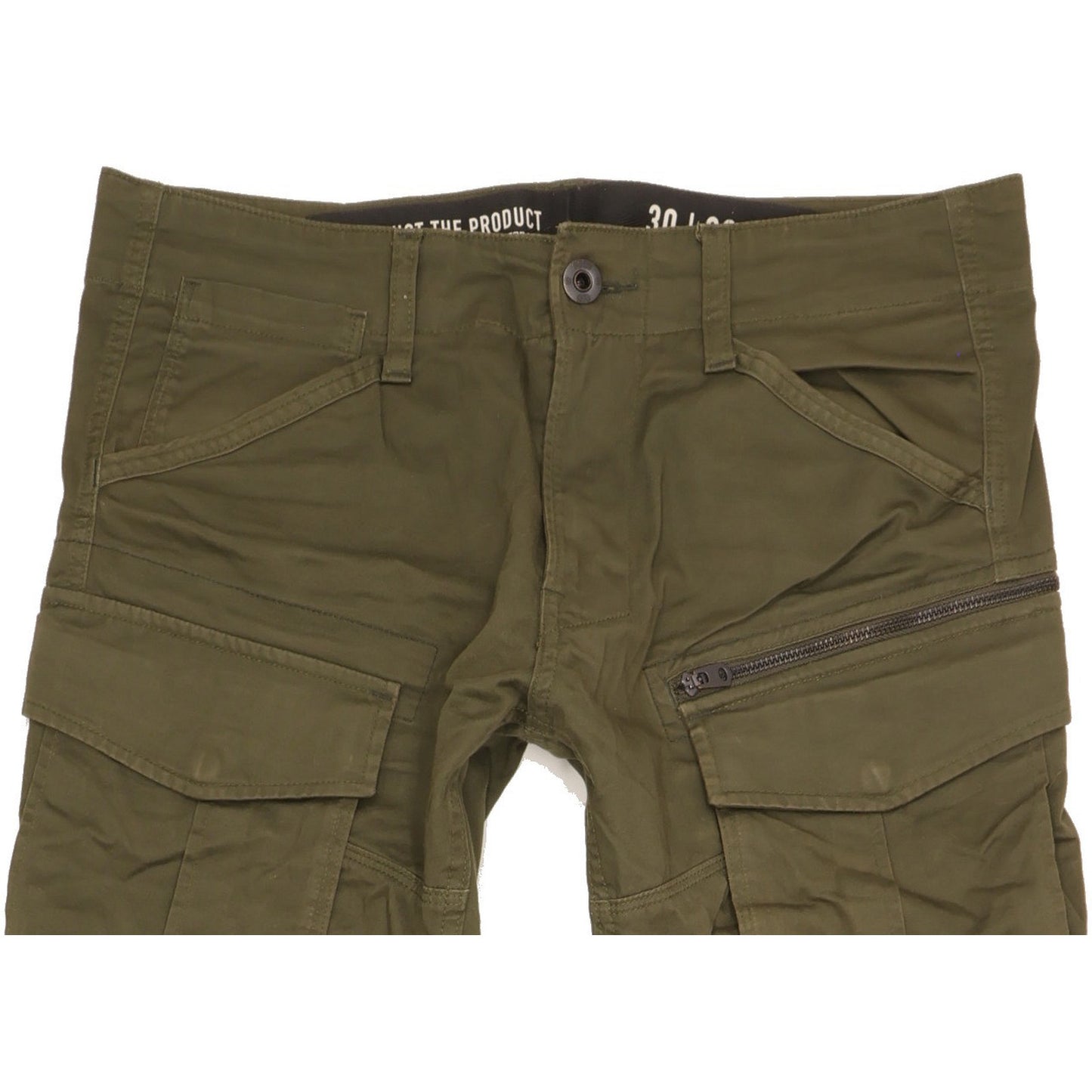 G-Star Rovic 3D Men Green Tapered Relaxed Stretch Jeans W30 L32