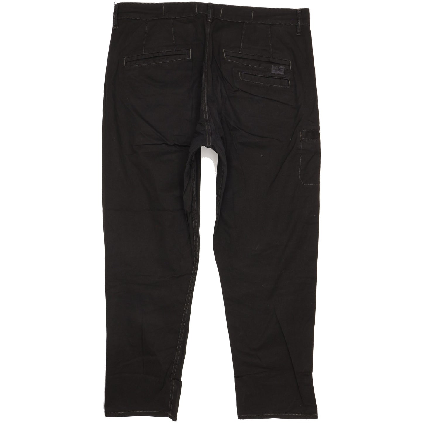 G-Star Boyfriend Men Black Tapered Relaxed Chino Stretch Jeans W34 L30
