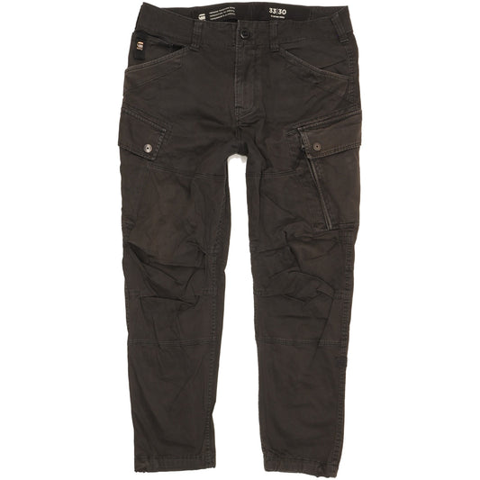G-Star Roxic Men Black Tapered Relaxed Stretch Jeans W33 L30