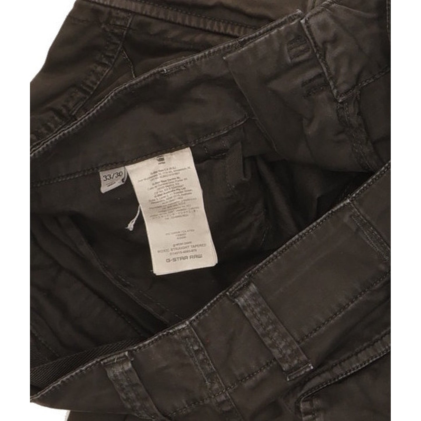 G-Star Roxic Men Black Tapered Relaxed Stretch Jeans W33 L30