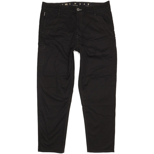 G-Star Boyfriend Men Black Tapered Relaxed Chino Stretch Jeans W32 L32