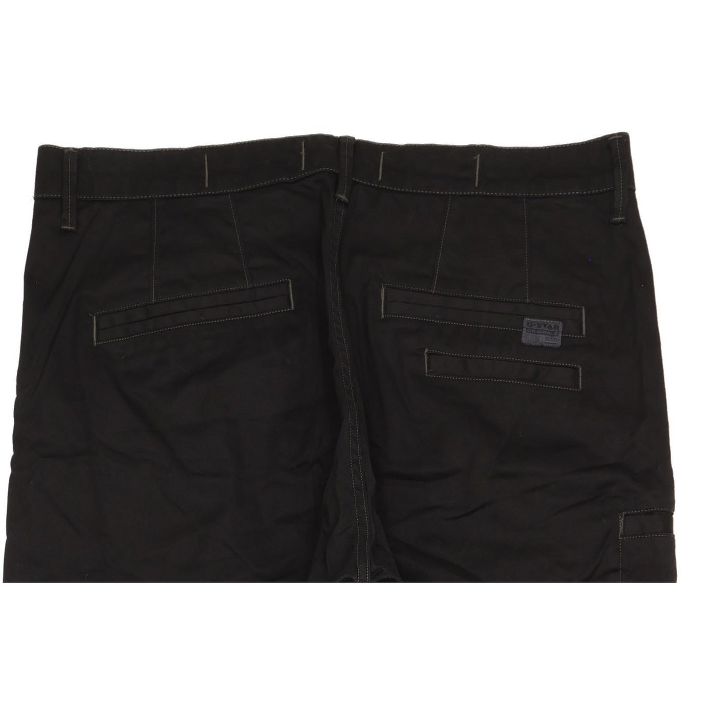 G-Star Boyfriend Men Black Tapered Relaxed Chino Stretch Jeans W32 L32