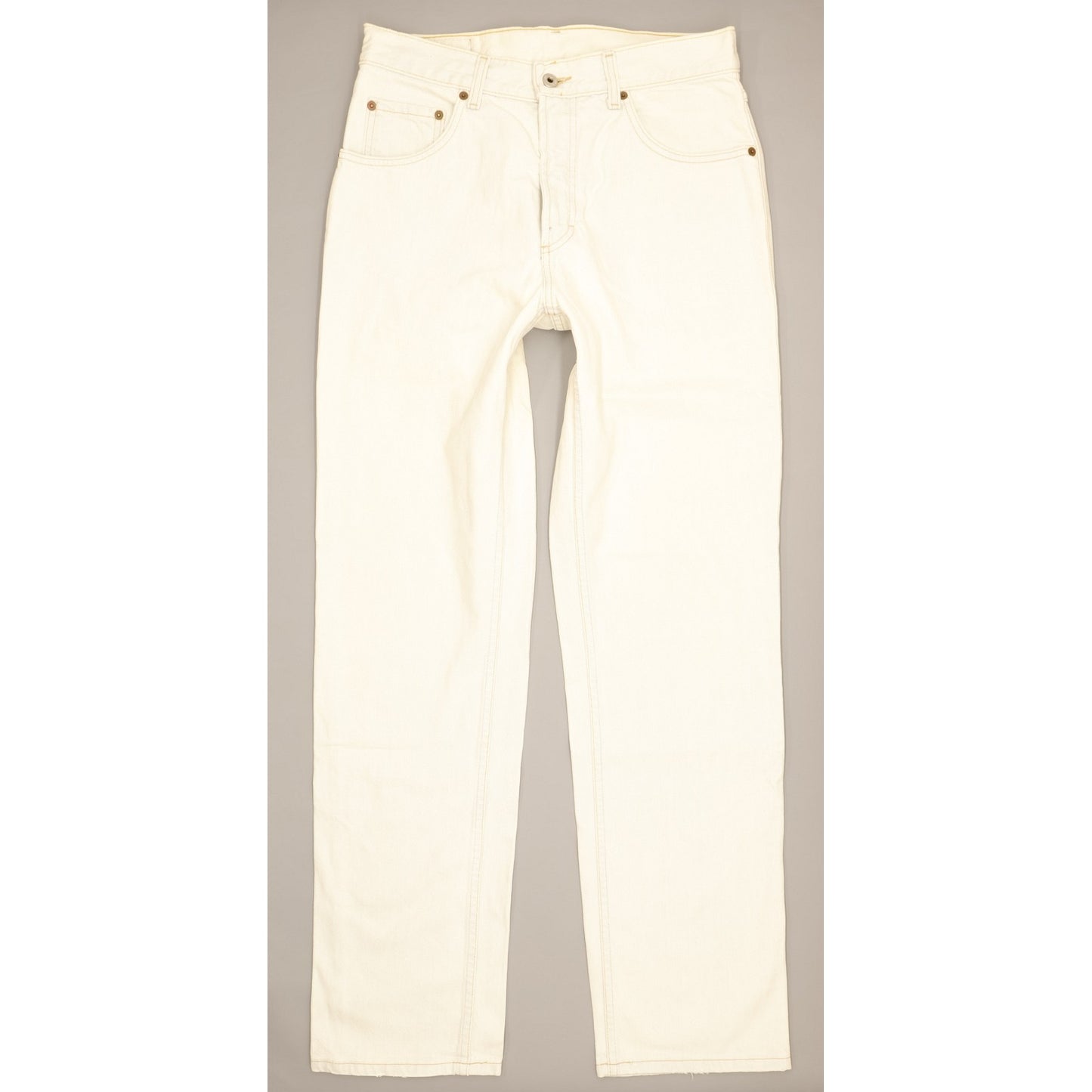 Mustang Nevada Men White Straight Regular Jeans W32 L33