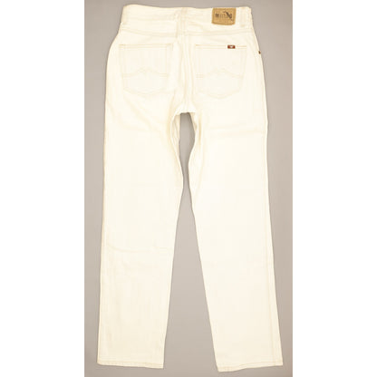 Mustang Nevada Men White Straight Regular Jeans W32 L33