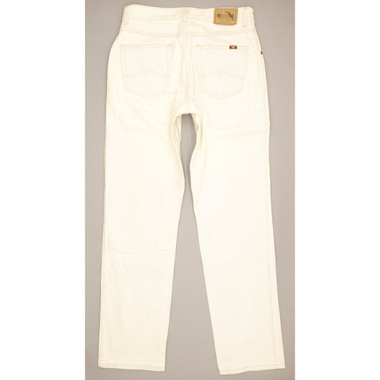 Mustang Nevada Men White Straight Regular Jeans W32 L33