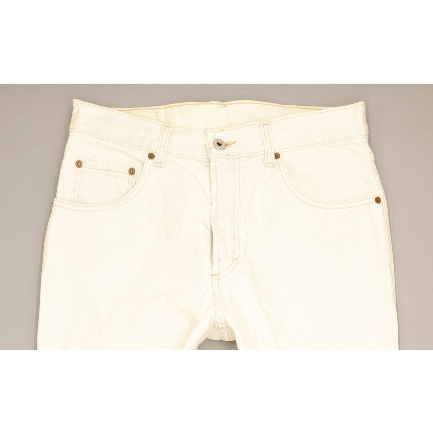 Mustang Nevada Men White Straight Regular Jeans W32 L33