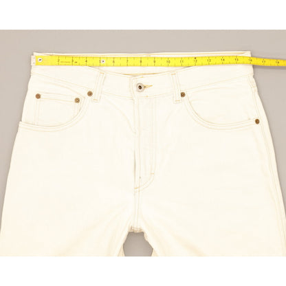 Mustang Nevada Men White Straight Regular Jeans W32 L33