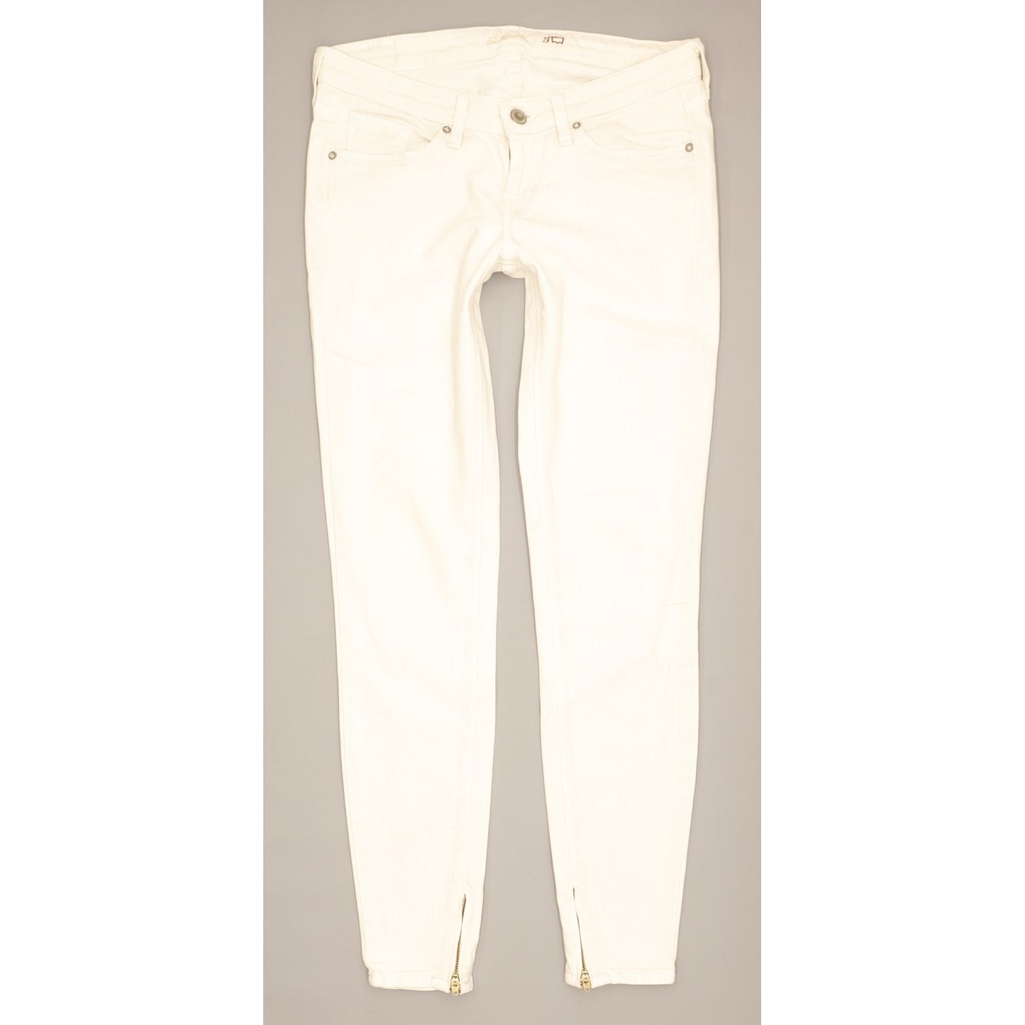Levi's Women White Skinny Slim Stretch Jeans W27 L30