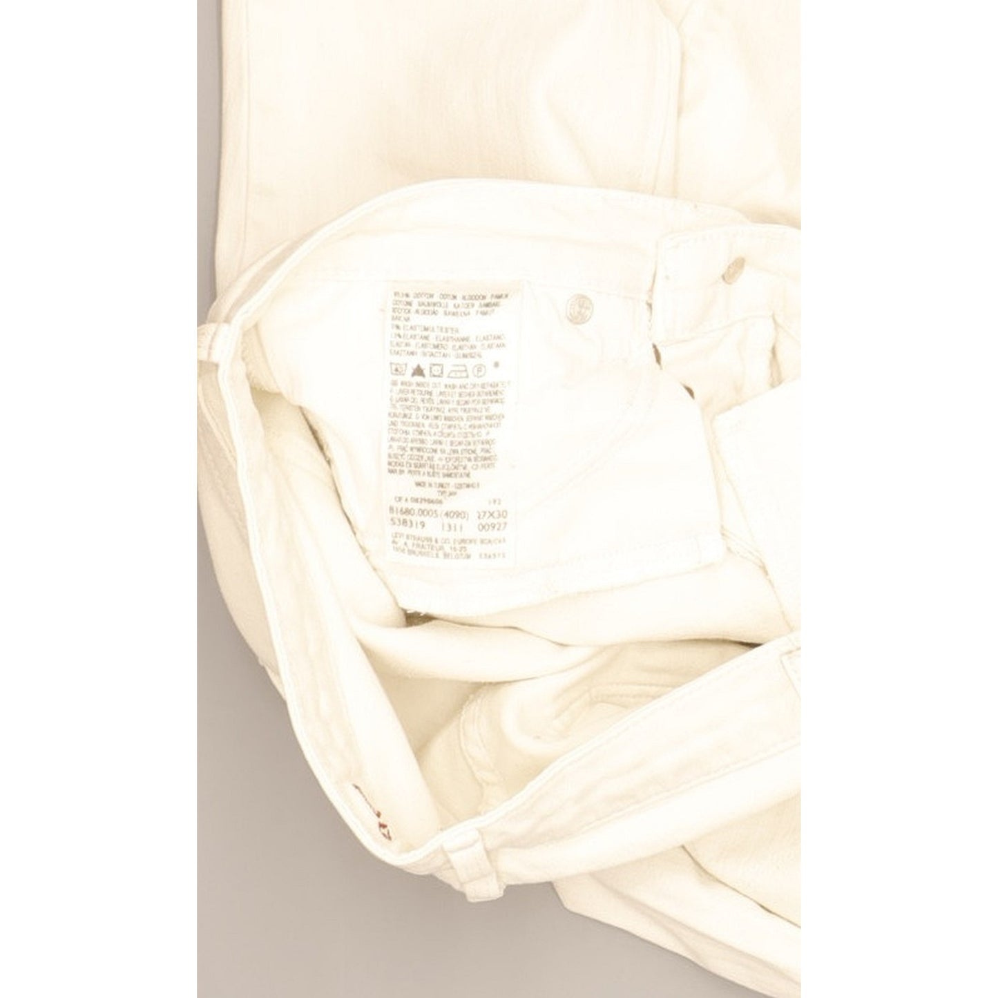 Levi's Women White Skinny Slim Stretch Jeans W27 L30