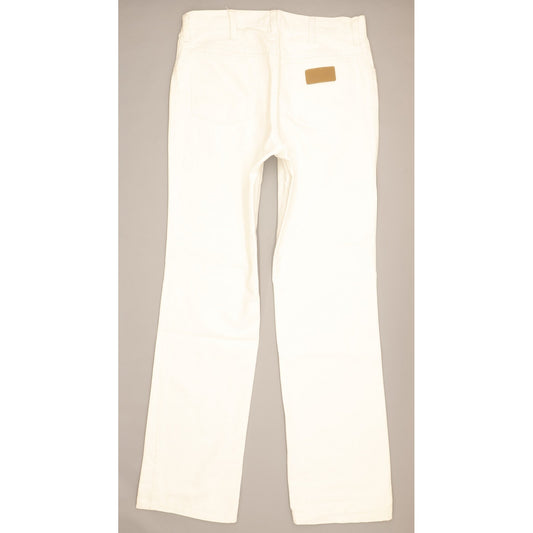 Wrangler Men White Straight Regular Jeans W32 L33