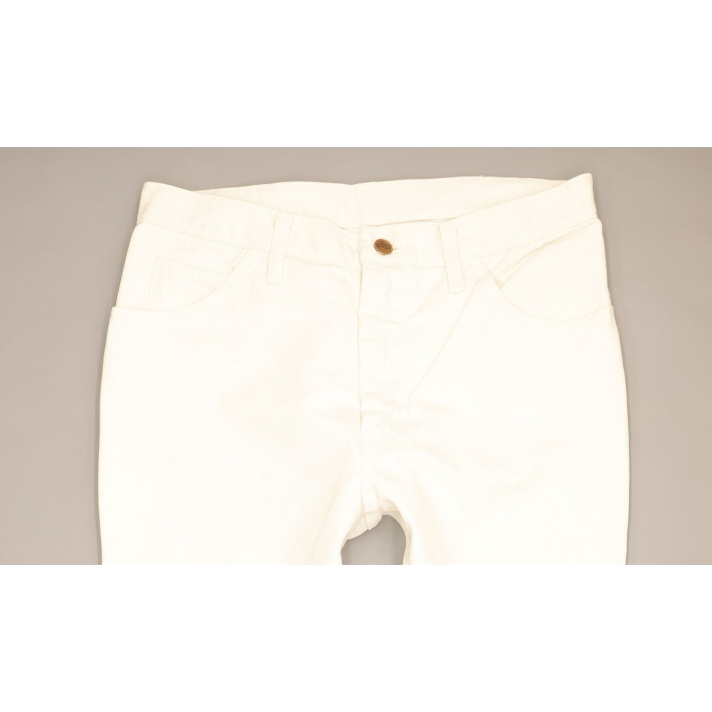 Wrangler Men White Straight Regular Jeans W32 L33