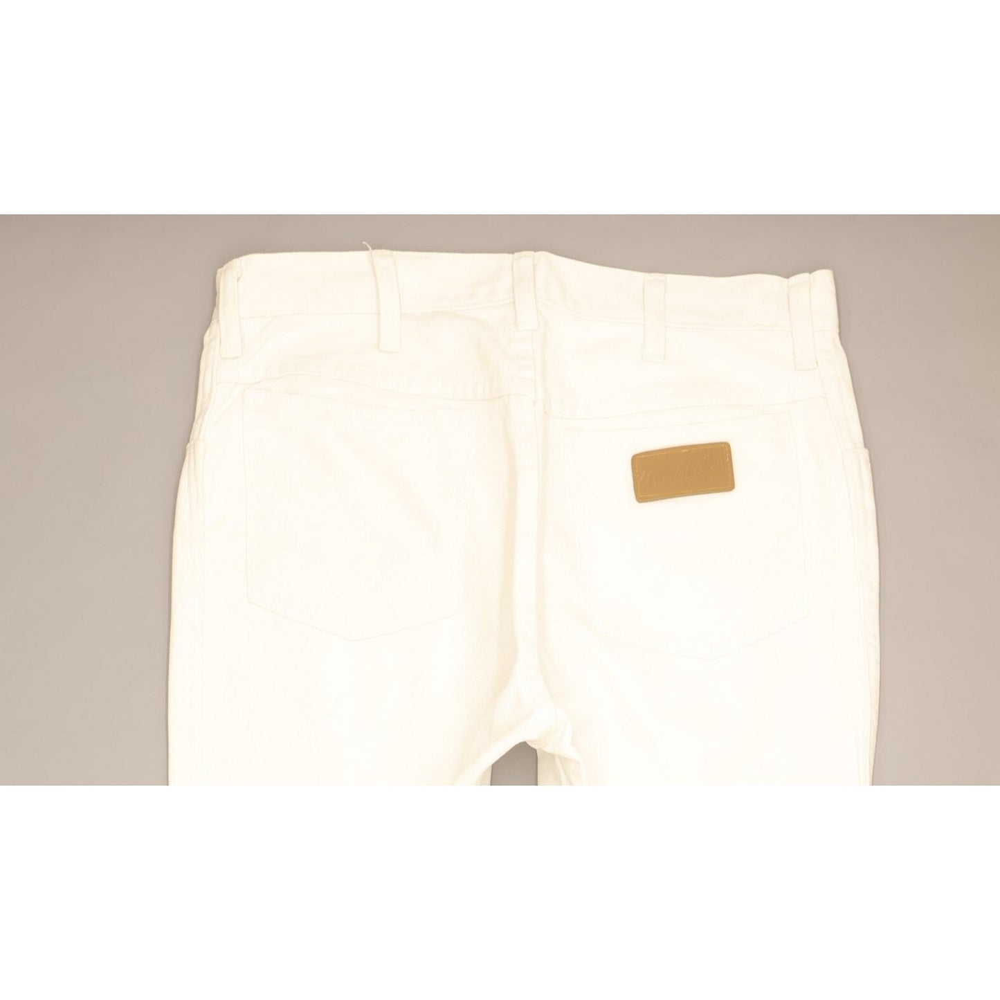 Wrangler Men White Straight Regular Jeans W32 L33