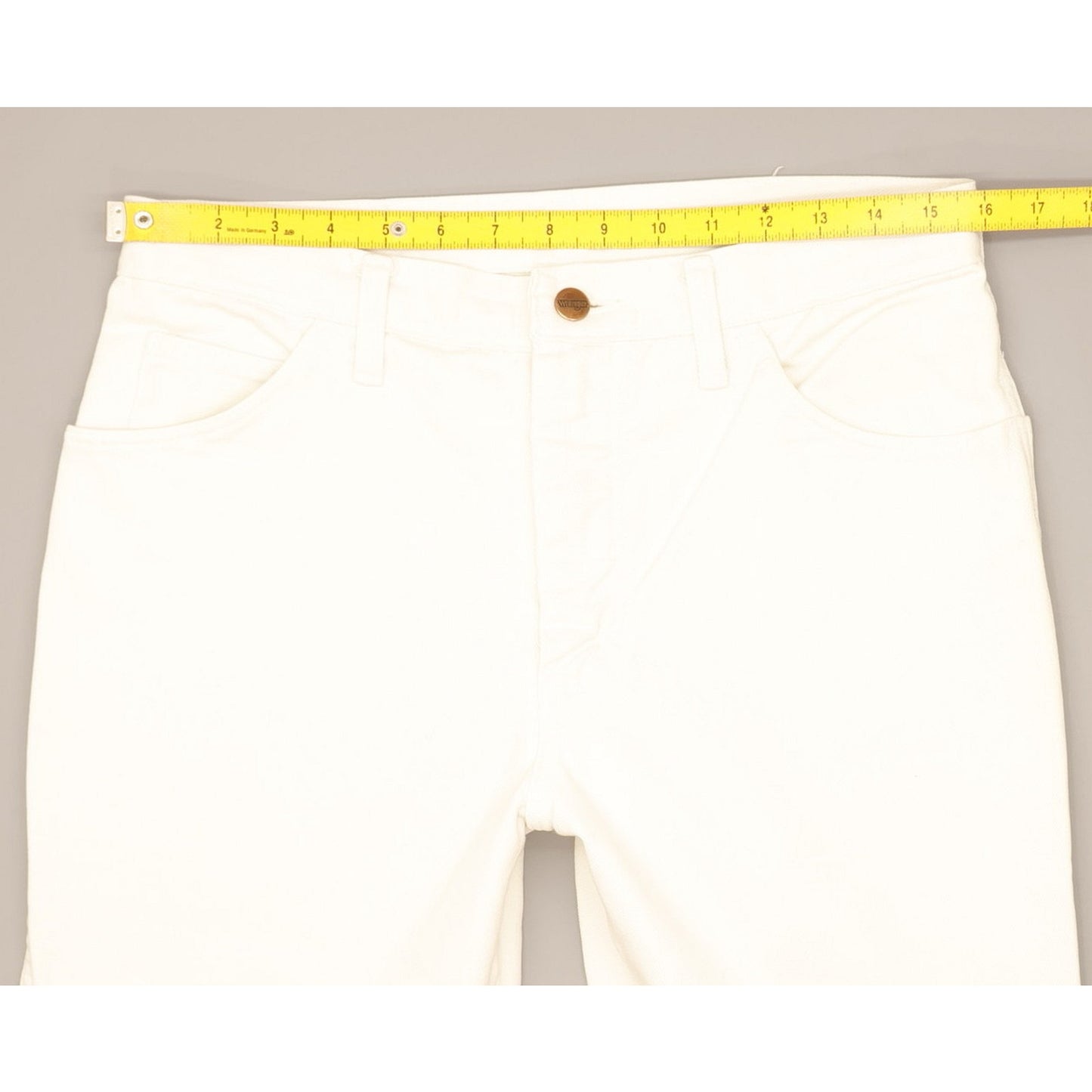 Wrangler Men White Straight Regular Jeans W32 L33