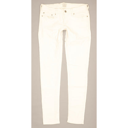 Levi's Slight Curve Women White Skinny Slim Stretch Jeans W28 L29