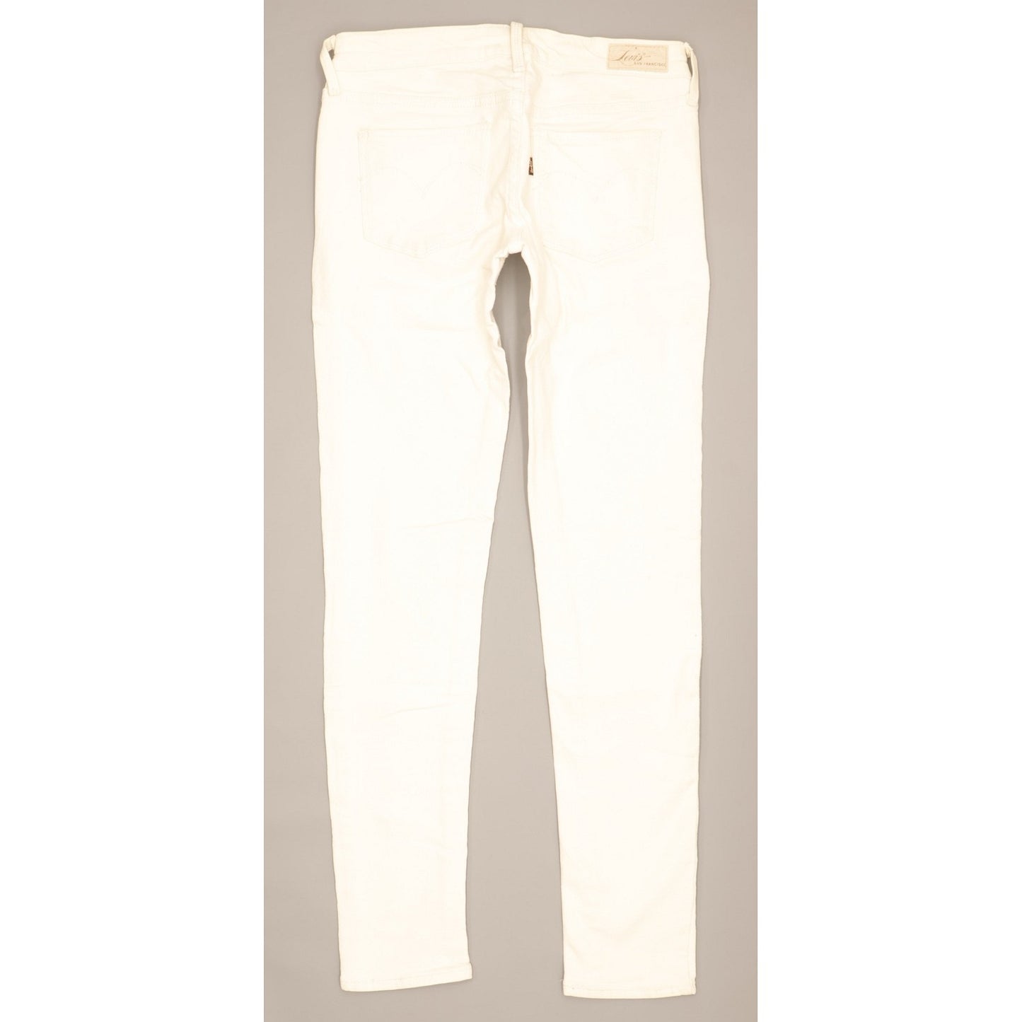 Levi's Slight Curve Women White Skinny Slim Stretch Jeans W28 L29