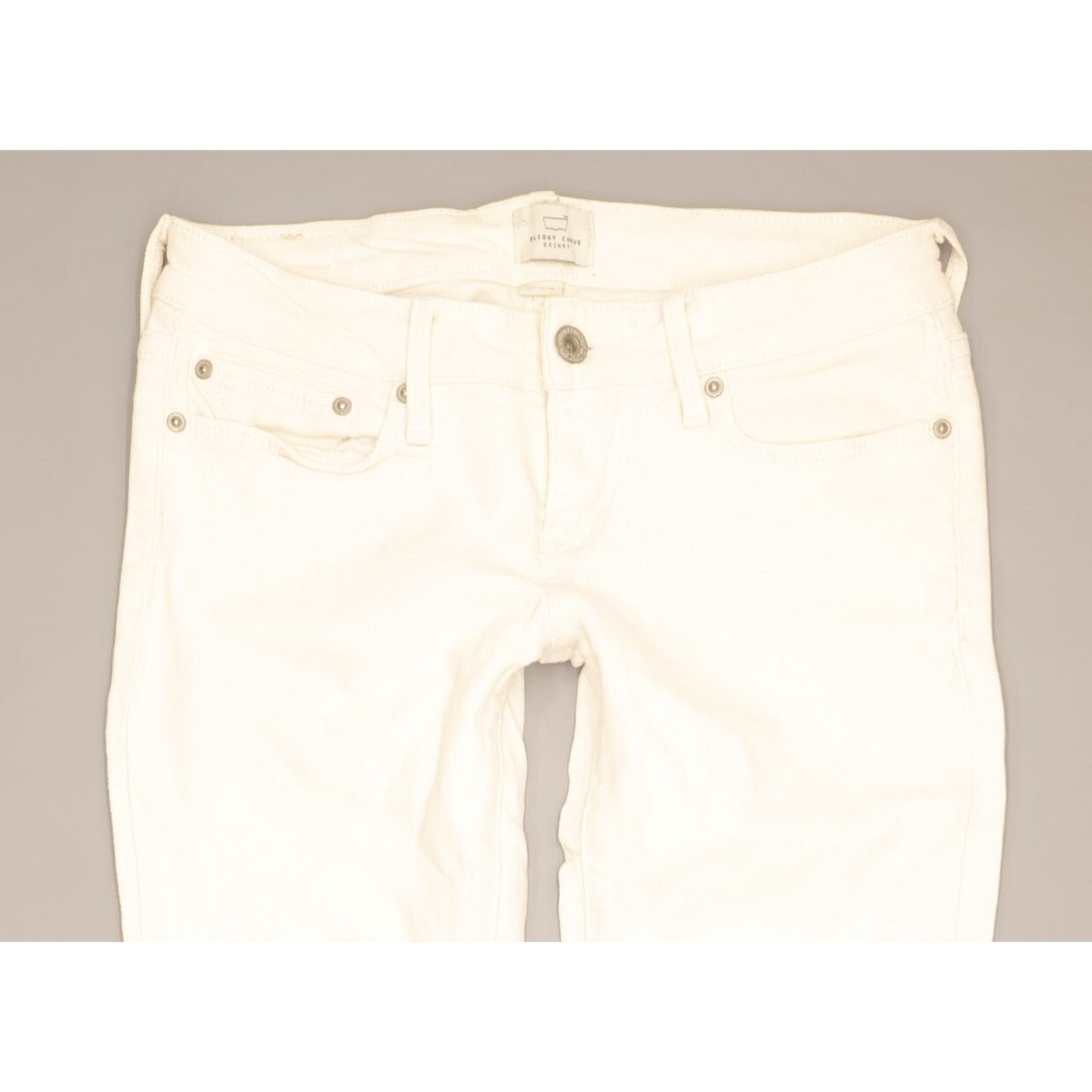 Levi's Slight Curve Women White Skinny Slim Stretch Jeans W28 L29