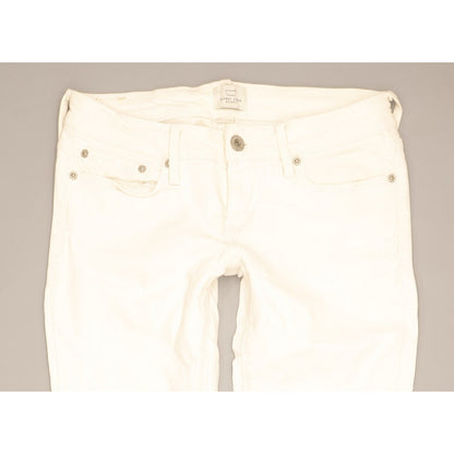 Levi's Slight Curve Women White Skinny Slim Stretch Jeans W28 L29