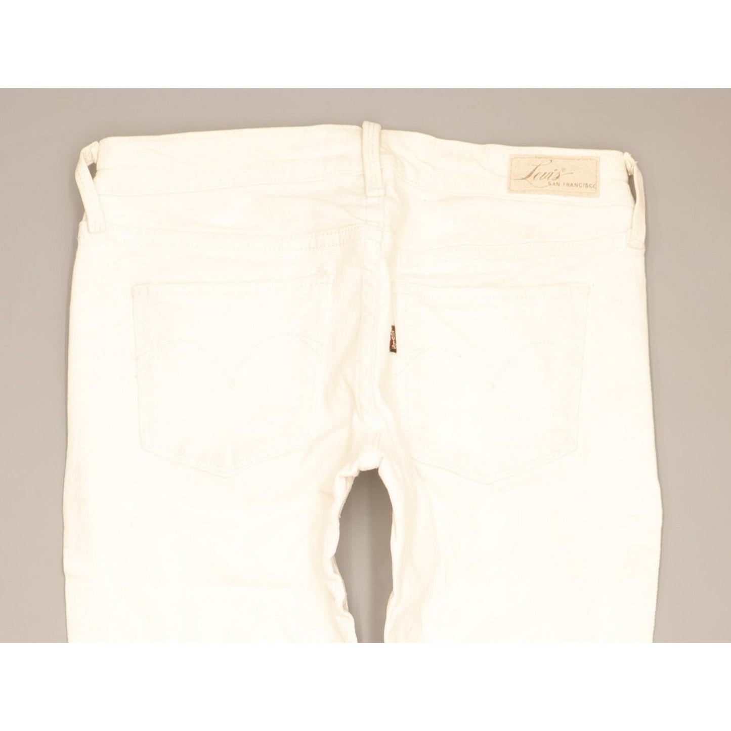 Levi's Slight Curve Women White Skinny Slim Stretch Jeans W28 L29