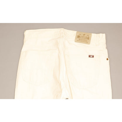 Mustang Men White Straight Regular Jeans W31 L28