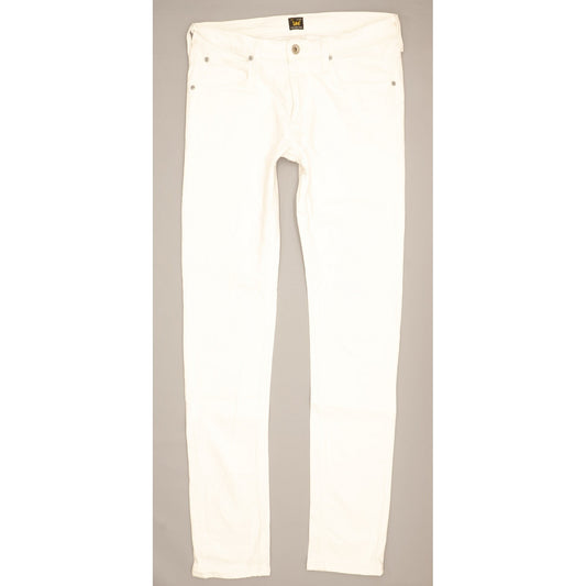 Lee Luke Men White Skinny Slim Stretch Jeans W31 L34