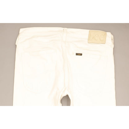 Lee Luke Men White Skinny Slim Stretch Jeans W31 L34