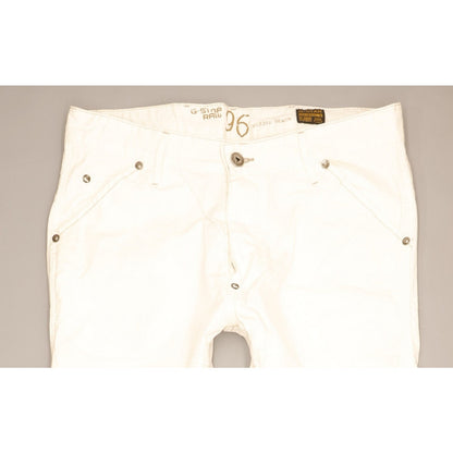 G-Star Elwood Heritage Men White Straight Regular Jeans W34 L32