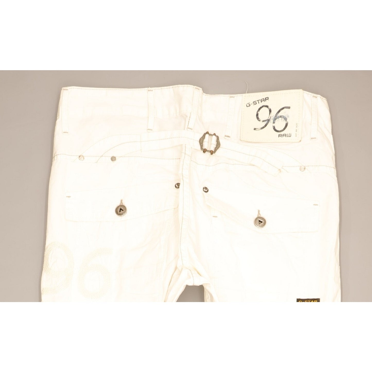 G-Star Elwood Heritage Men White Straight Regular Jeans W34 L32