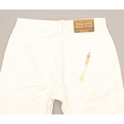 Diesel Cheyenne Men White Straight Regular Jeans W32 L32