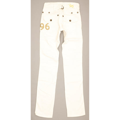G-Star Elwood 5620 Women White Straight Slim Stretch Jeans W26 L32