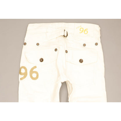 G-Star Elwood 5620 Women White Straight Slim Stretch Jeans W26 L32