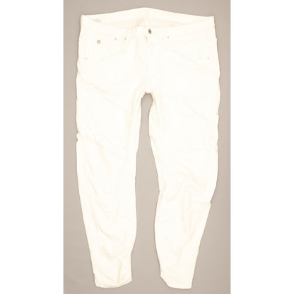 G-Star Arc 3D Women White Tapered Relaxed Boyfriend Stretch Jeans W34 L29
