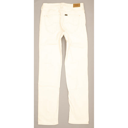 Lee Marion Women Beige Straight Regular Stretch Jeans W31 L32