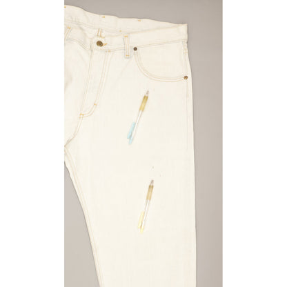 Lee Brooklyn Men Blue Straight Regular Jeans W38 L34