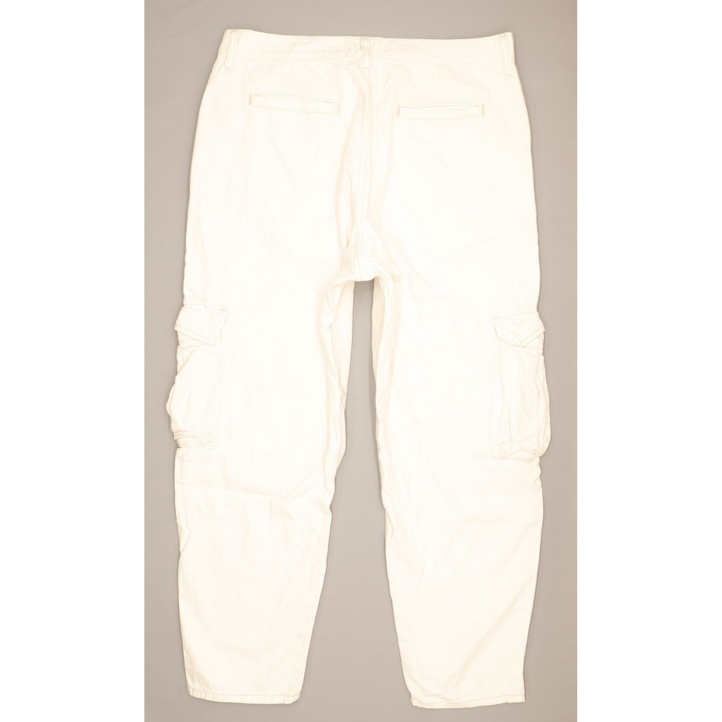Levi's White Tapered Relaxed Boyfriend Jeans High Waisted W31 L28