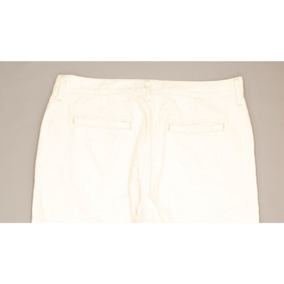 Levi's White Tapered Relaxed Boyfriend Jeans High Waisted W31 L28