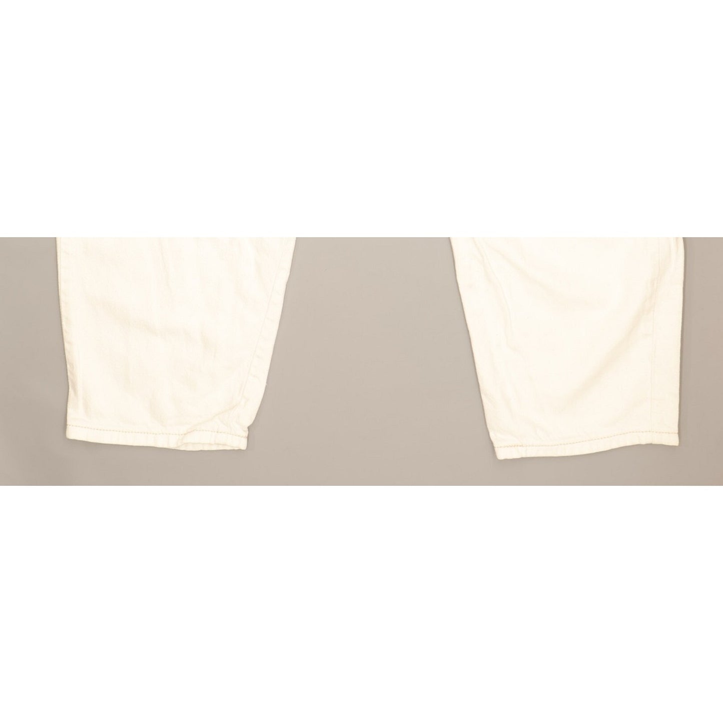 Levi's White Tapered Relaxed Boyfriend Jeans High Waisted W31 L28