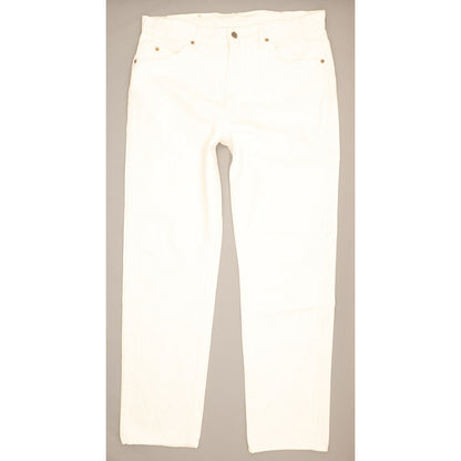 Levi's 505 Made in USA Men White Straight Regular Jeans W38 L32