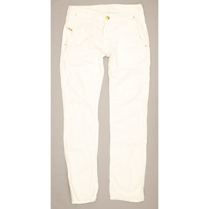 Diesel Revick Men White Straight Slim Jeans W30 L30