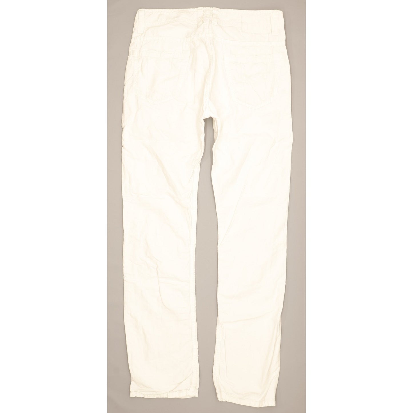 Diesel Revick Men White Straight Slim Jeans W30 L30