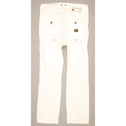 G-Star RB Men White Tapered Loose Jeans W31 L32