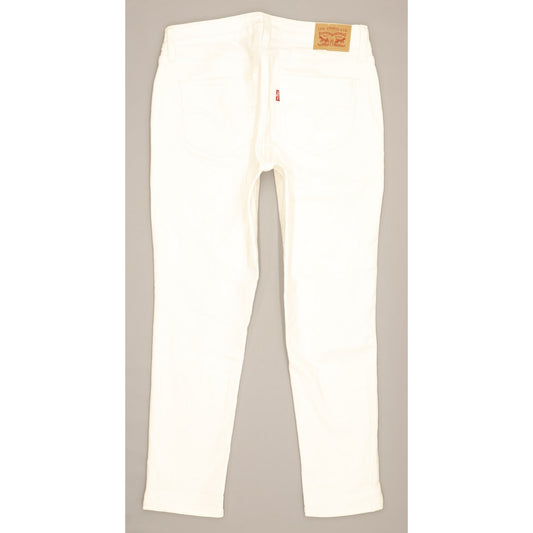 Levi's 535 Women White Skinny Slim Stretch Jeans W29 L26