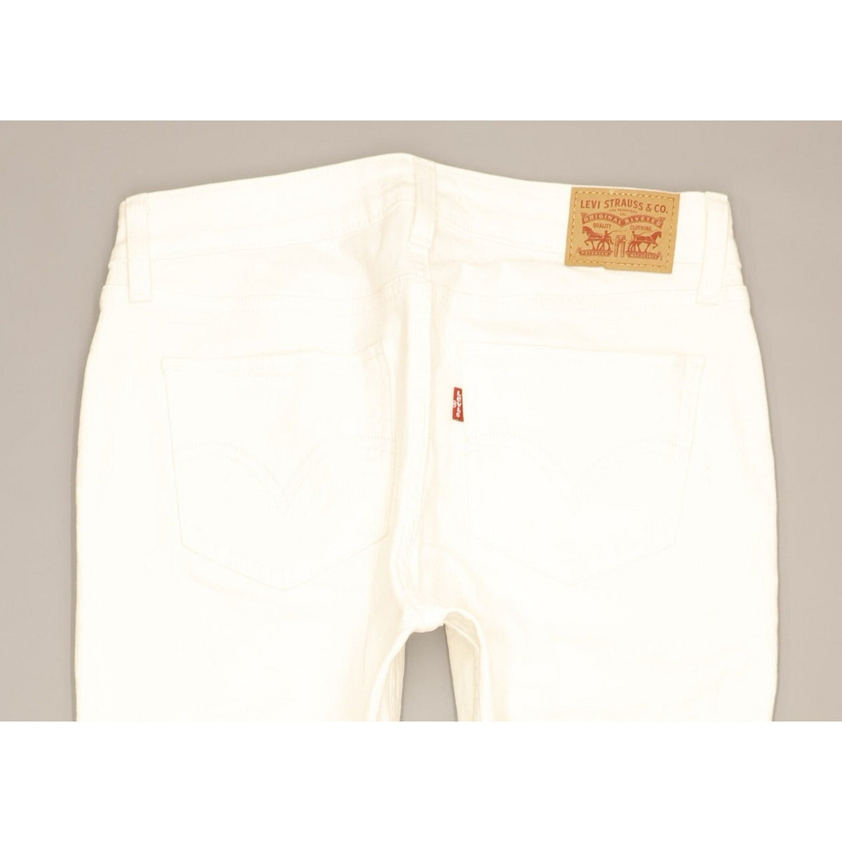 Levi's 535 Women White Skinny Slim Stretch Jeans W29 L26