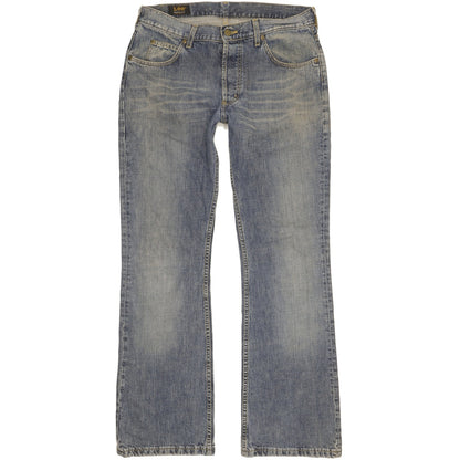 Lee Denver Men Blue Bootcut Regular Jeans W34 L33
