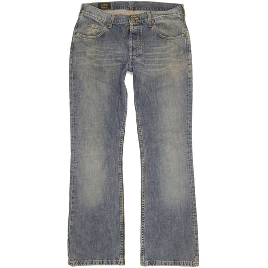 Lee Denver Men Blue Bootcut Regular Jeans W34 L33